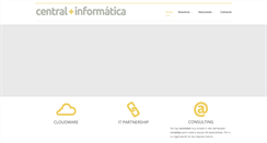 Desktop Screenshot of centralinformatica.com
