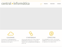 Tablet Screenshot of centralinformatica.com
